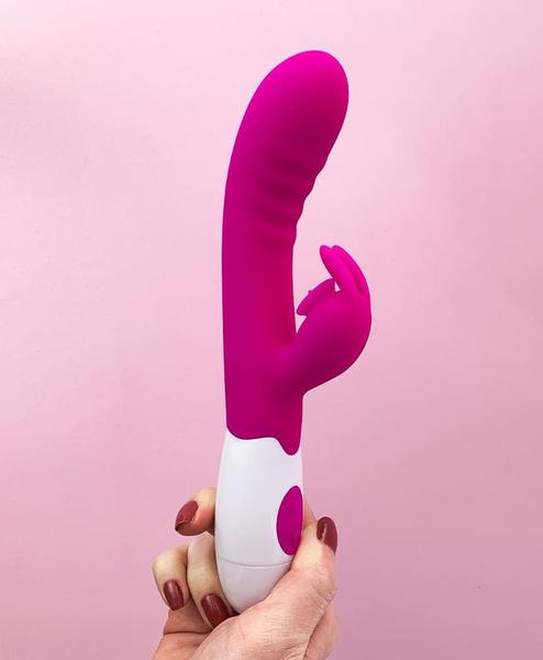 Imagem de Vibrador Com Estímulo Clitoriano Linguinha Cerberus