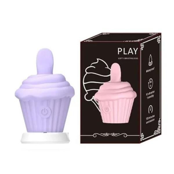 Imagem de Vibrador Cupcake 10 Modos Estimuladores Sexy Import