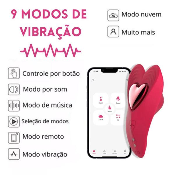 Imagem de Vibrador de Calcinha Bluetooth Clitóris Controle via Aplicativo