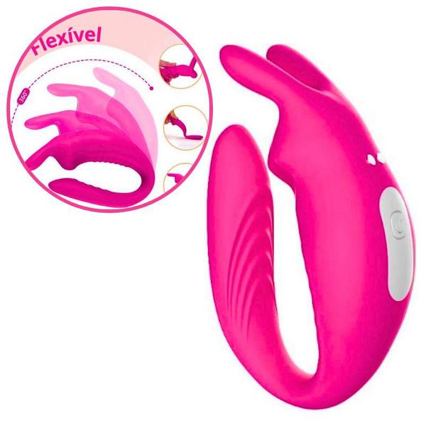 Imagem de Vibrador de Casal com App de Celular Hera Pink