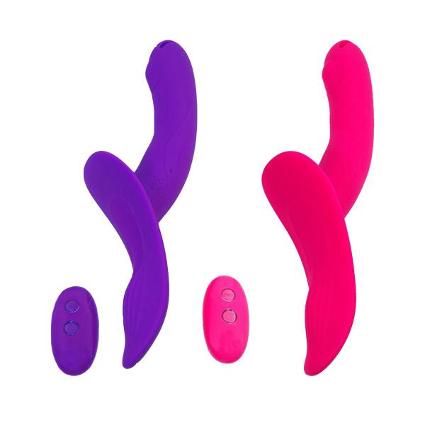 Vibrador de casal com estimulação dupla - Diamani Imagem de Vibrador de casal com estimulação dupla