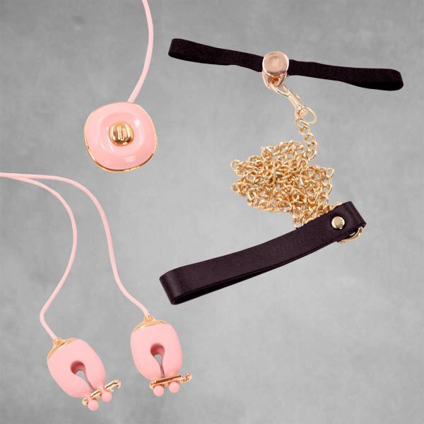 Vibrador de mamilo com controle - Diamani Imagem de Vibrador de mamilo com controle