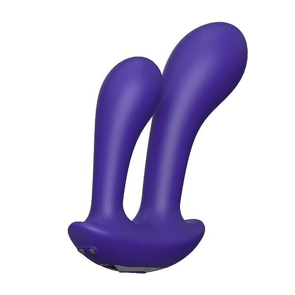 Imagem de Vibrador de Ponto G Duplo com Plug Anal Estimulador