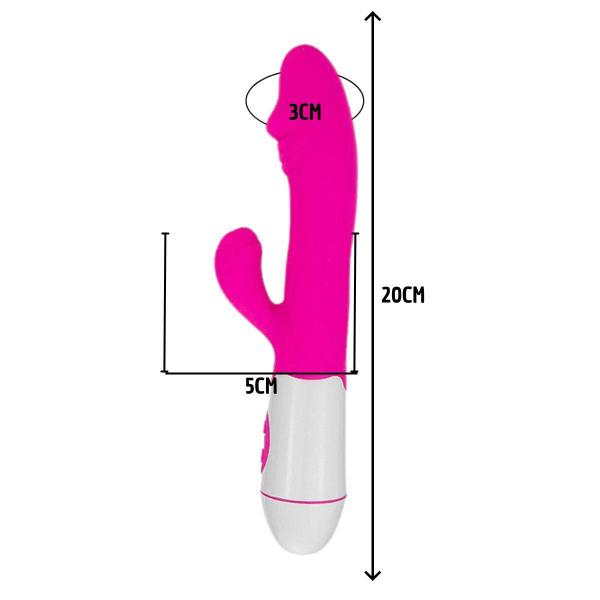 Imagem de Vibrador de Ponto G e Clitóris 30 Modos Pink SI