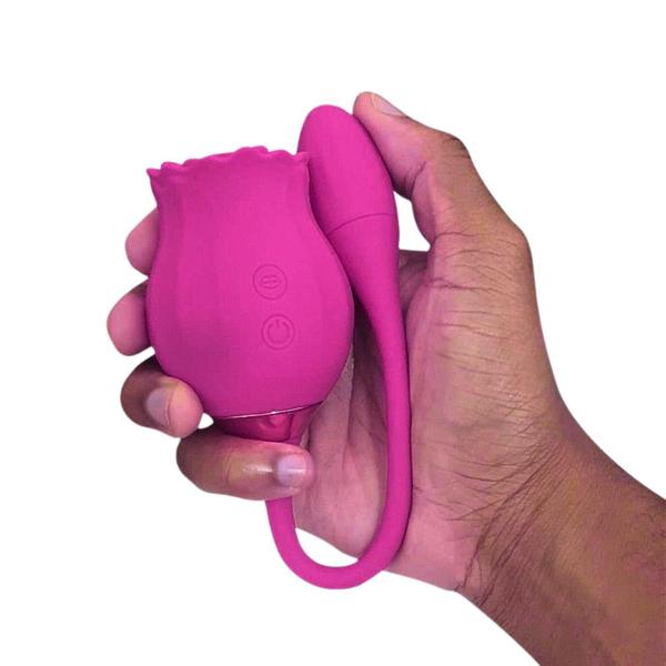 Imagem de Vibrador de Ponto G e Clitóris com Pulsação 12 Modos Pink SI