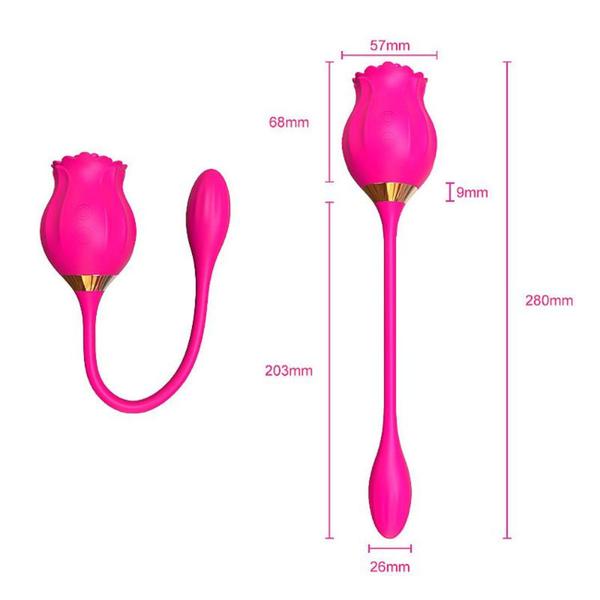 Imagem de Vibrador de Ponto G e Clitóris com Pulsação 12 Modos Pink SI