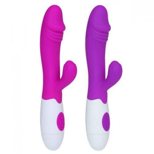 Imagem de Vibrador dupla estimulação penetrador em formato de glande