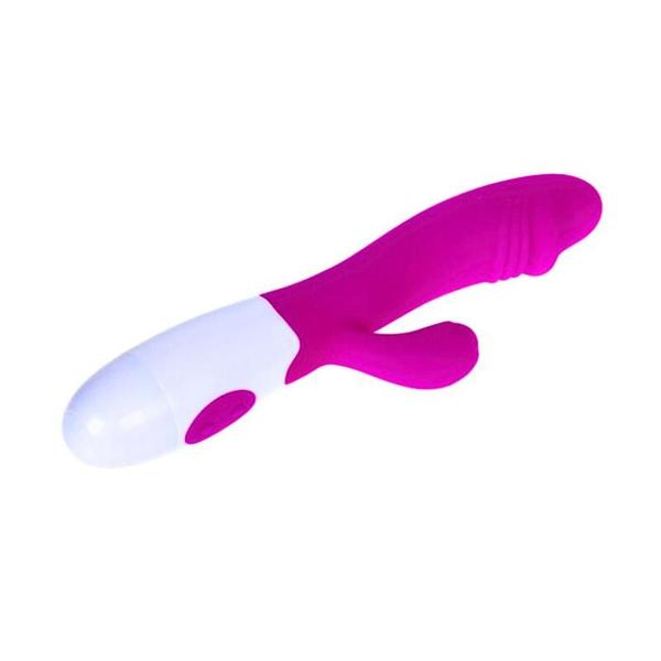 Imagem de Vibrador Duplo de Silicone Snappy Pretty Love Rosa