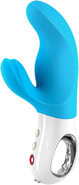 Imagem de Vibrador Duplo em Silicone Miss Bi Fun Factory - Turquesa