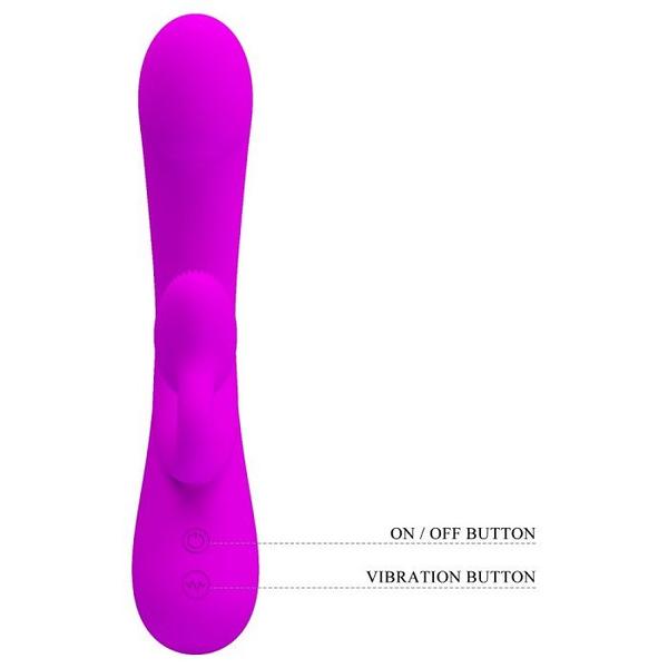 Imagem de Vibrador e Estimulador Clitoriano com 10 Modos de Vibração Sincere - Pretty Love