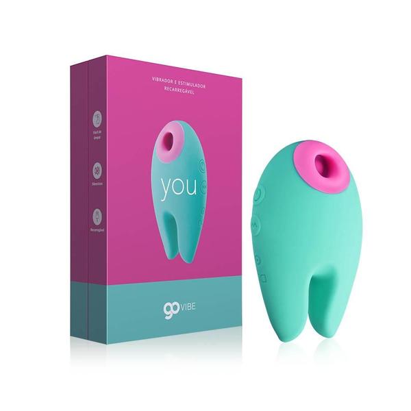 Imagem de Vibrador e Estimulador de Clitóris Recarregável Go Vibe You