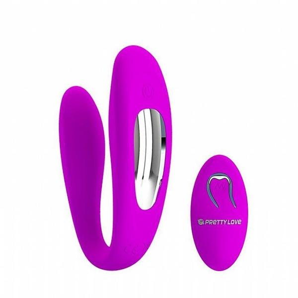 Imagem de Vibrador e Estimulador para Casal com controle remoto LETITIA - PRETTY LOVE