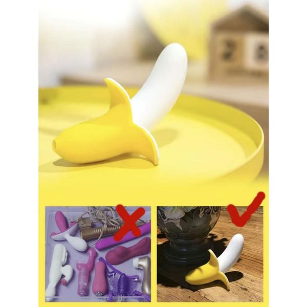 Imagem de Vibrador e Estimulador Ponto G e Clitóris Formato de Banana com 12 Modos de Vibrações Recarregável a prova d'agua