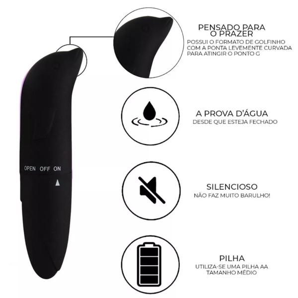 Imagem de Vibrador Estimulador de Clitóris e Ponto G + Anel Peniano Retarda Ejaculação com Vibro