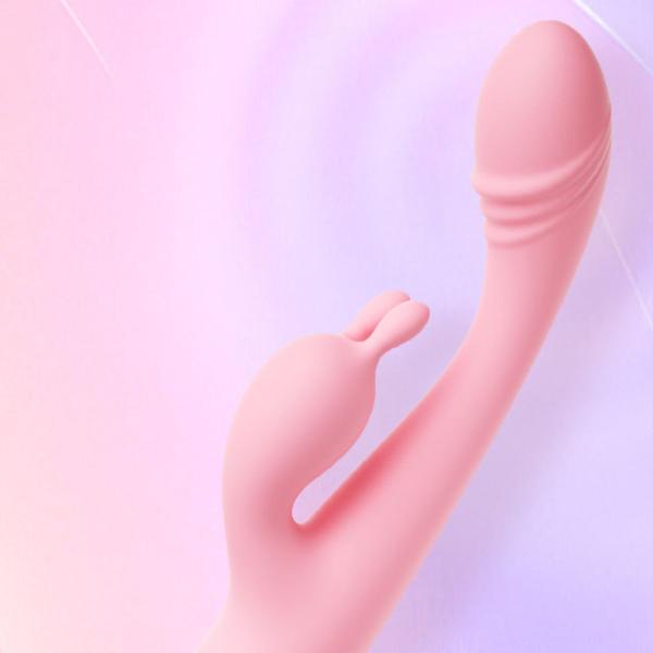 Imagem de Vibrador Estimulador de Ponto G e Clitoris 10 Modos Vibração Recarregável Tipo Coelho