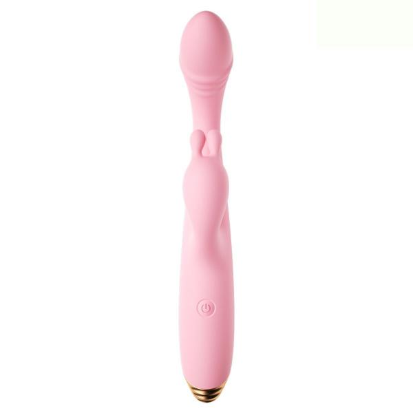 Imagem de Vibrador Estimulador de Ponto G e Clitoris 10 Modos Vibração Recarregável Tipo Coelho