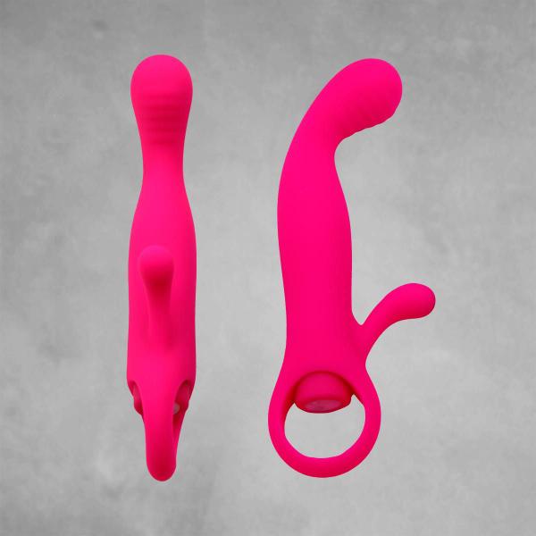 Imagem de Vibrador estimulador ponto g com rabbit