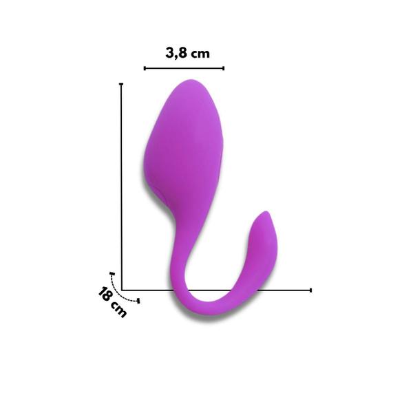 Imagem de Vibrador Feminino Bluetooth Controlado Por App 10 Modos de Vibração - Sex Shop