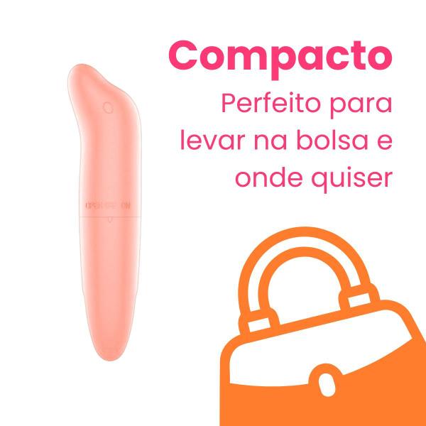 Imagem de Vibrador Feminino Golfinho Ponto G Anel Peniano Lubrificante