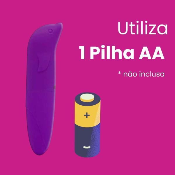 Imagem de Vibrador Feminino Golfinho Ponto G Estimulador Discreto Sex