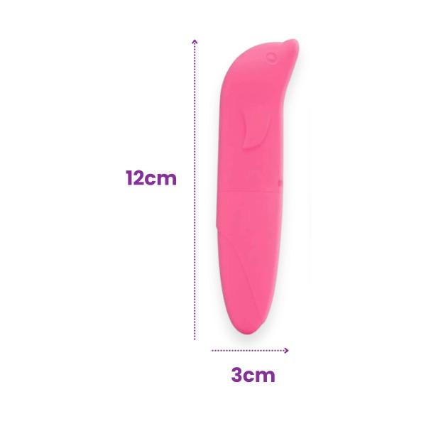 Imagem de Vibrador Feminino Golfinho Ponto G Estimulador Discreto Sex