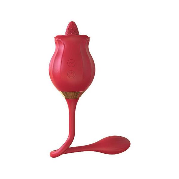 Imagem de Vibrador Feminino Lingua Estimulador Ponto G Clitoris Rosa