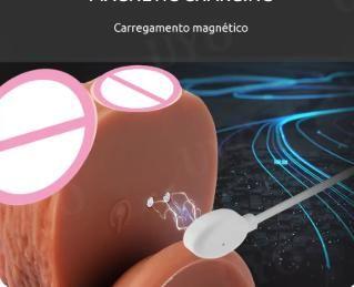 Imagem de Vibrador Feminino Pênis Realístico 15x