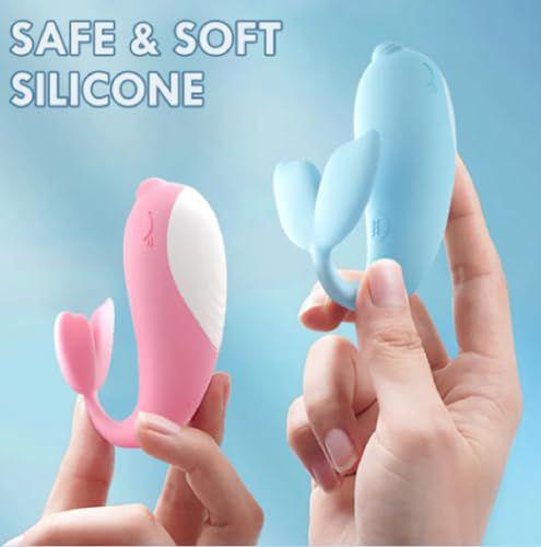 Imagem de Vibrador Feminino Pink Whale 10 Velocidades com Controle Por APP