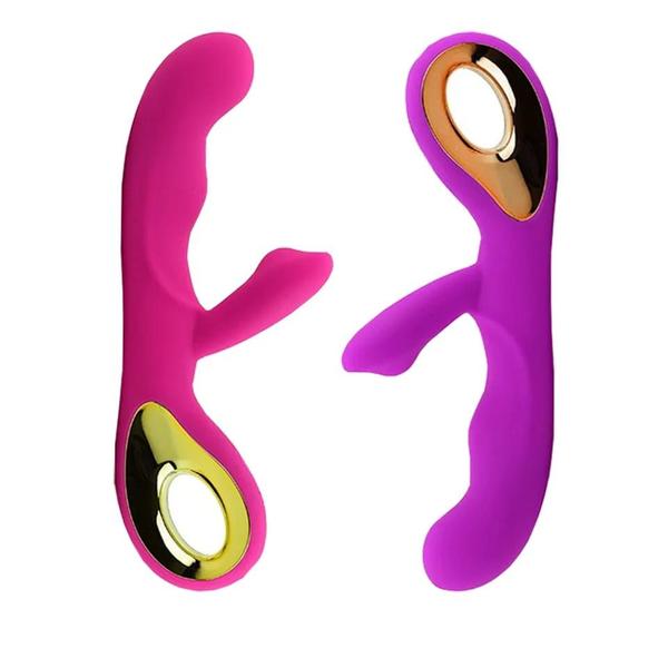 Imagem de Vibrador Feminino Ponto G Duplo Estimulador Clitóris Recarregável SexShop