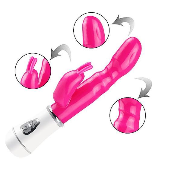 Imagem de Vibrador Feminino Rabbit 2 Em 1 Super Potente - RECARREGÁVEL