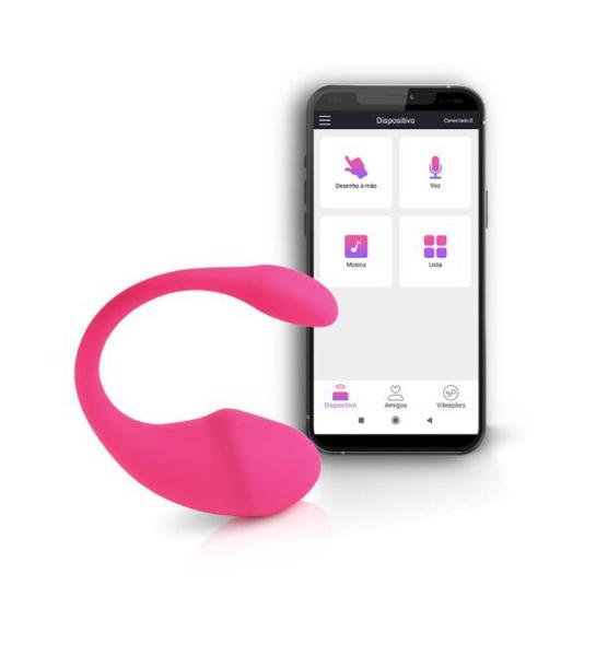 Imagem de Vibrador Go Vibe Eva Connect Bluetooth 10 Estágios de Vibração A Sós