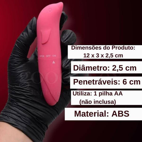 Imagem de Vibrador Golfinho Ponto G Aveludado Com Formato Golfinho Estimulador De Clitóris Miss Collection  Sex Shop Produlto Adulto