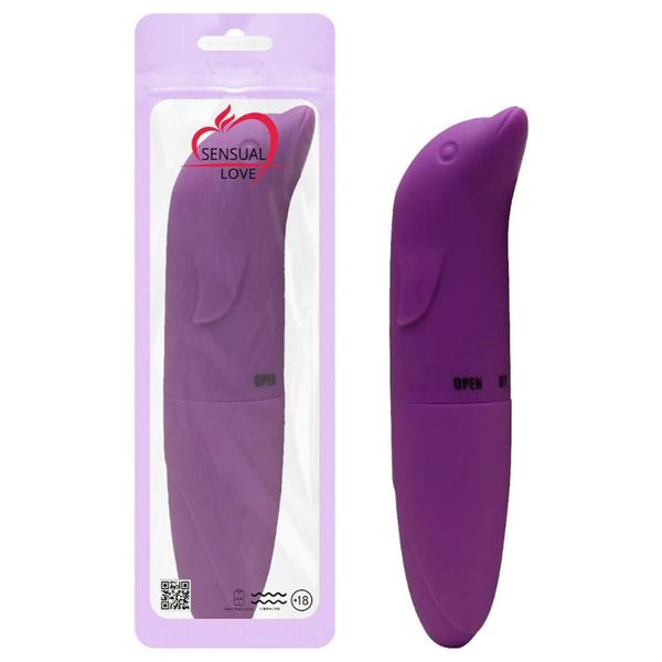 Imagem de Vibrador Golfinho Ponto G Aveludado Sensual Love