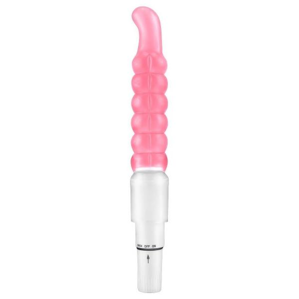 Imagem de Vibrador Íntimo Bastão Silicone Ponto G Macio Com Ondas Escalonadas e Deliciosa Vibração