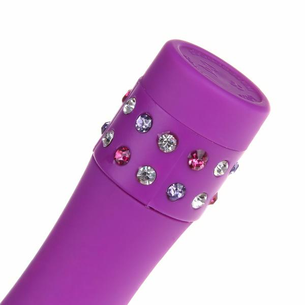 Imagem de Vibrador Íntimo Feminino Excitante Portátil Com Brilhante Strass