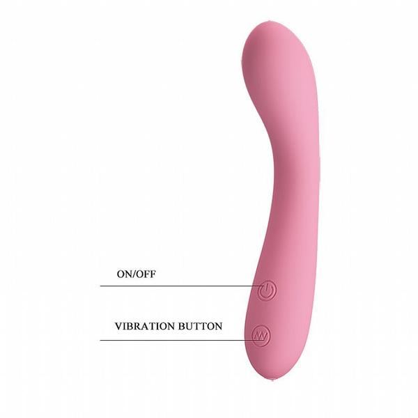 Imagem de Vibrador Massageador Estimulador de Ponto G 30 Vibrações Recarregável Tipo Bastão