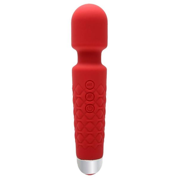 Imagem de Vibrador Massageador Varinha Mágica Recarregável 20 Vibrações USB