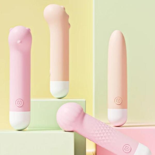 Vibrador Mini Bullet Dino 10 Intensidades 10cm x 2cm Rosa Recarregável Pequeno e Discreto - LILO Imagem de Vibrador Mini Bullet Dino 10 Intensidades 10cm x 2cm Rosa Recarregável Pequeno e Discreto