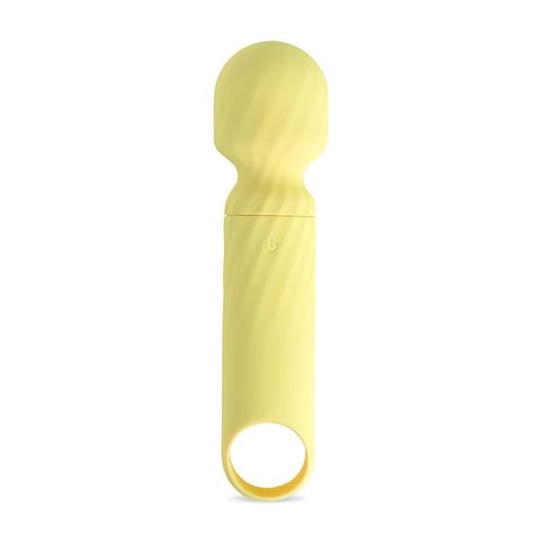 Imagem de Vibrador Multivelocidade Recarregável Sweet Vibe Dengo Amarelo - 13,5 cm - a sos