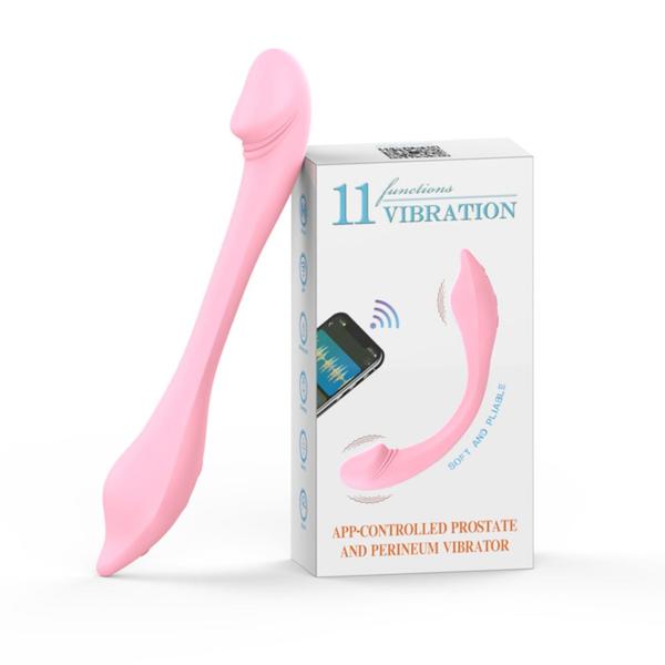 Imagem de Vibrador para Casal Flexível com 11 Modos de Vibração Vip Mix