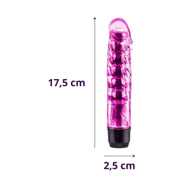 Imagem de Vibrador Personal Capa Peniana Texturizada Macia Pompoarismo