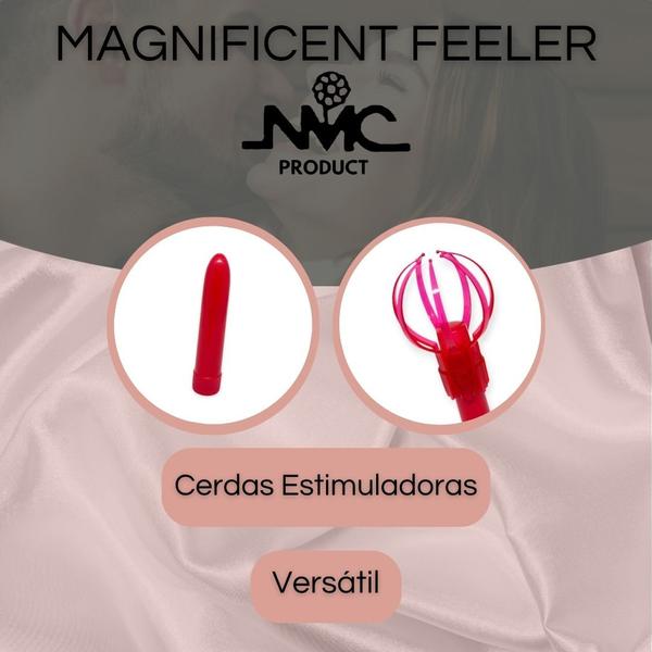 Imagem de Vibrador Personal Com Ponteira Massageadora Magnificent Feeler - Nanma