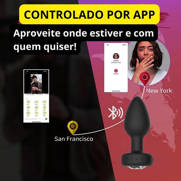 Vibrador Plug Anal por Aplicativo Bluetooth Estimulador Anal para Sexo Anal  Cu Aplicativo Casal SEXSHOP - Plug Sexual - Magazine Virtualmacris
