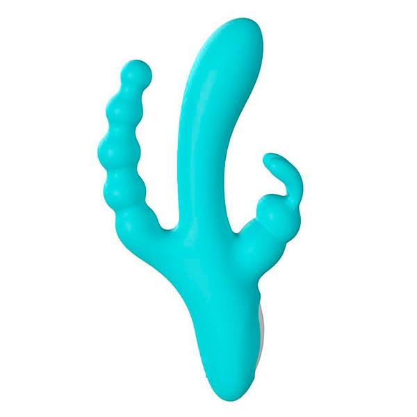 Imagem de Vibrador Ponto G 9 Vibrações 3 em 1 Macio e Surpreendente Puro Prazer