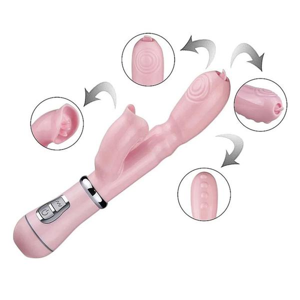 Imagem de Vibrador ponto g clitóris com língua 12 vibro sexy