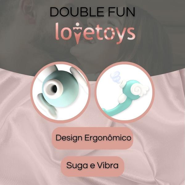 Imagem de Vibrador Ponto G com Sucção Double Fun - Lovetoys