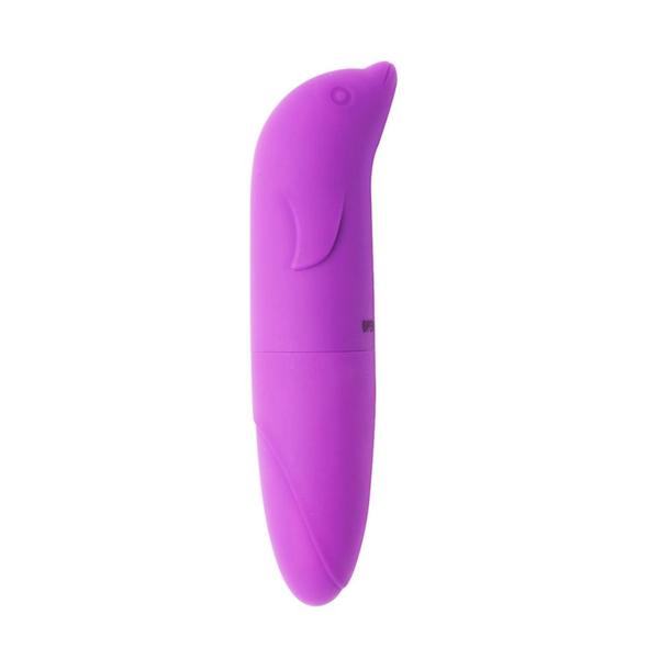 Imagem de Vibrador ponto g golfinho aveludado