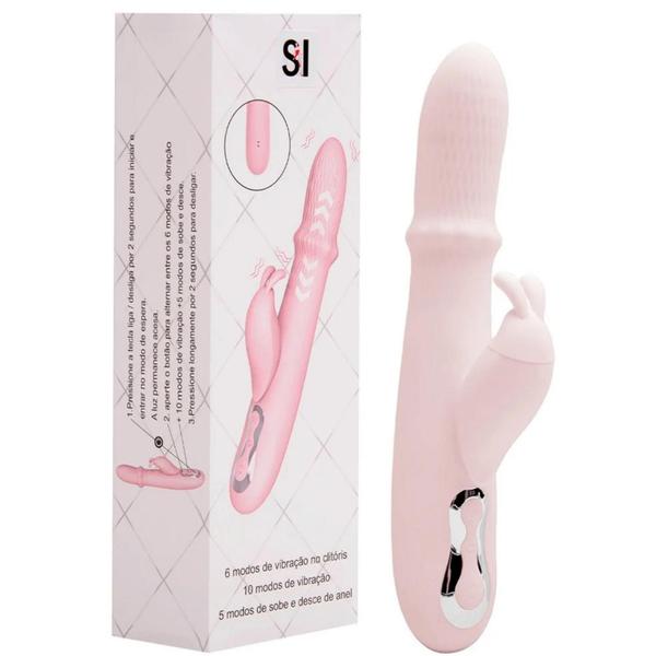 Imagem de Vibrador Ponto G Pulsação Vai Vem Rabbit Sexy Import