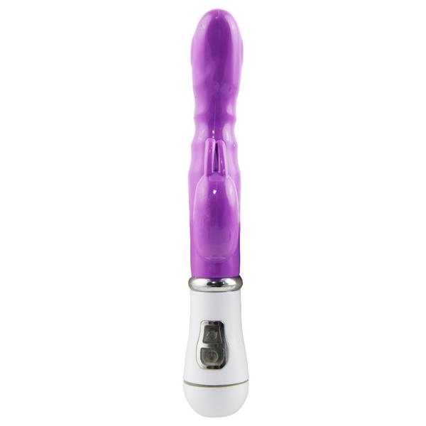 Imagem de Vibrador  Ponto G Silicone Rabbit 8 Vibrações Estimulador de Orgasmos Puro Prazer