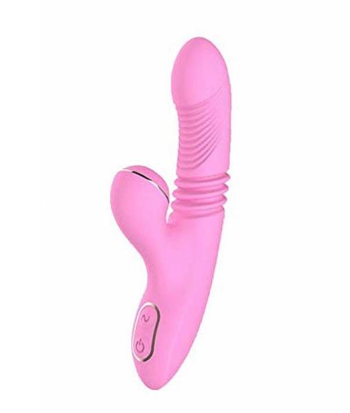 Imagem de Vibrador Ponto G Sugador De Clitóris com Vai e Vem e Aquecimento Olivia Dibe